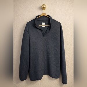 Sonoma Charcoal Button-Collar Sweater